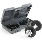 Schildkröt Fitness - Short Dumbbell Set size 10 kg, negro