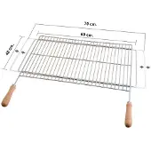 Sauvic Parrilla De Barbacoa Extensible 60x40 Cm