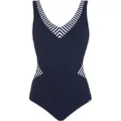 Sunflair Traje de baño azul oscuro / blanco