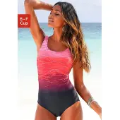 LASCANA Traje de baño rojo / burdeos