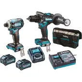 Makita Kit Combinado 40v Xgt Hp001g+td001g 2*4.0ah Bolsa