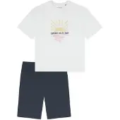 Schiesser Pijama 'Teens Nightwear' negro / blanco