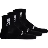 Salomon - Everyday Ankle 3-Pack - Calcetines multifuncionales size 36-38, negro