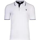 U.S. POLO ASSN. Camiseta azul ultramarino / blanco
