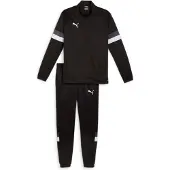 Puma Chándal 'TeamRise' gris oscuro / negro / blanco