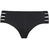 Seafolly - Women's Collective Multi Strap Hipster Pant - Parte inferior de bikini size 14, negro