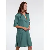 Vivid Vestido talla grande verde