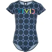 Vivid Traje de baño navy / azul paloma / kiwi / salmón