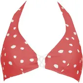 Vivid Top de bikini rojo / offwhite