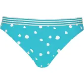 Vivid Braga de bikini turquesa / blanco natural