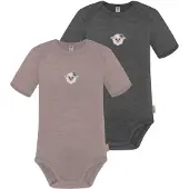 Normani Pijama entero/body gris / rosa