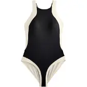 Next Traje de baño beige / negro