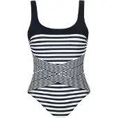 Sunflair Traje de baño negro / blanco
