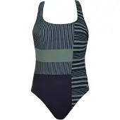 Vivid Traje de baño azul oscuro / verde