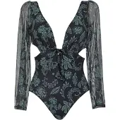 Vivid Traje de baño marino / jade