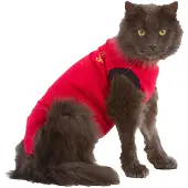 Medical Pet Shirt Gato - Rojo - XXS