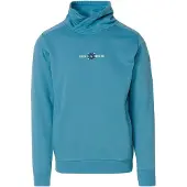 KOROSHI Sudadera azul cielo / negro / blanco