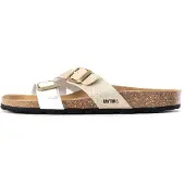 Bayton Zapatos abiertos 'Cleo' beige / blanco