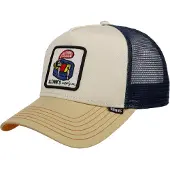 Djinns Gorra 'Do Nothing' beige / navy / rojo
