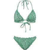 Shiwi Bikini 'Liz' verde / negro / offwhite