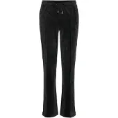 Juicy Couture Pantalón chandal Tina Velour Track Pant With Diamante Branding mujer - Negro - EU S