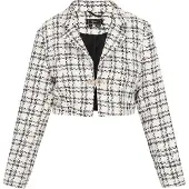 NAEMI Blazer negro / blanco