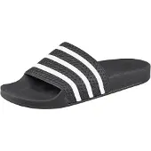 Adidas Zapatos abiertos 'Adilette' negro / blanco