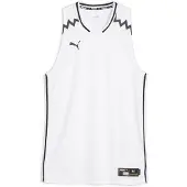 Puma Camiseta de fútbol 'Hoops Team Game' negro / blanco