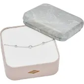 Fossil Pulsera plata / transparente