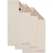 JOOP! Toalla 'Doubleface' crema / beige oscuro