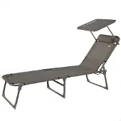 Aktive Tumbona Plegable Con Parasol