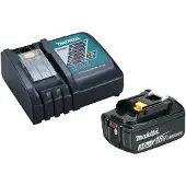 Makita BL1830B Batería 3.0 Ah 18V + Cargador DC18RC (191A24-4)