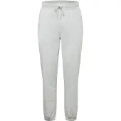 New Era Pantalón 'ESSENTLS' gris moteado / blanco