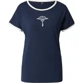 JOOP! Camiseta azul oscuro / blanco