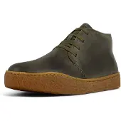 Camper Botas con cordones 'Peu Terreno' caramelo / verde oscuro