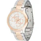 GUESS Reloj analógico oro rosa / plata