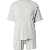 Tom Tailor Pijama de pantalón corto gris moteado