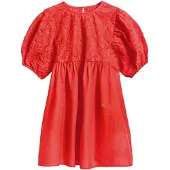 Desigual , Vestido flores corto, Algodon, Naranja, 11/12