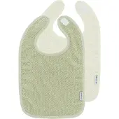 Meyco Baby Babero Popcorn 27x43 Cm 2 Unidades