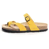 Bayton Sandalias de dedo 'Triade' amarillo