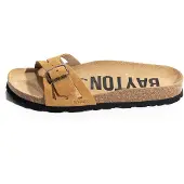 Bayton Zapatos abiertos 'Athena' mostaza