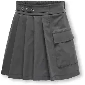 ONLY GIRLS Falda 'KOGLuna' gris oscuro
