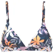 LASCANA Top de bikini marino / azul paloma / naranja claro / rosa