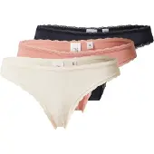 GUESS Tanga rosa / negro / blanco