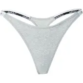 Calvin Klein Underwear Tanga gris / negro / blanco