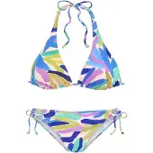 s.Oliver Bikini azul / amarillo / rosa / blanco