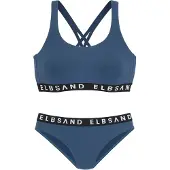 Elbsand Bikini marino / negro / blanco