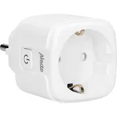 Alecto , adaptador inteligente para red WLAN con contador de energía, 16 A, 3680 W, color blanco, compatible con Tuya