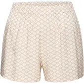 LASCANA Pantalón de pijama beige / blanco