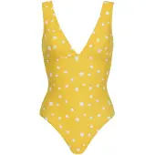 Vivid Traje de baño amarillo / blanco